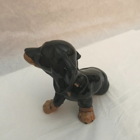 Vintage Goebel Large Dachshund Ceramic Sitting Puppy West Germany 30032-16 - Picture 4 of 6